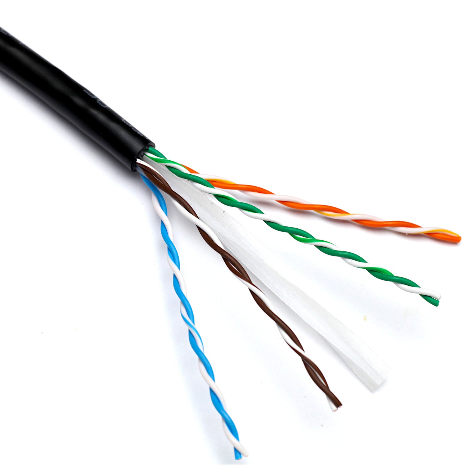 Black Excel Cat6 UTP PE Fca Solid External Cable 305m (100-100)