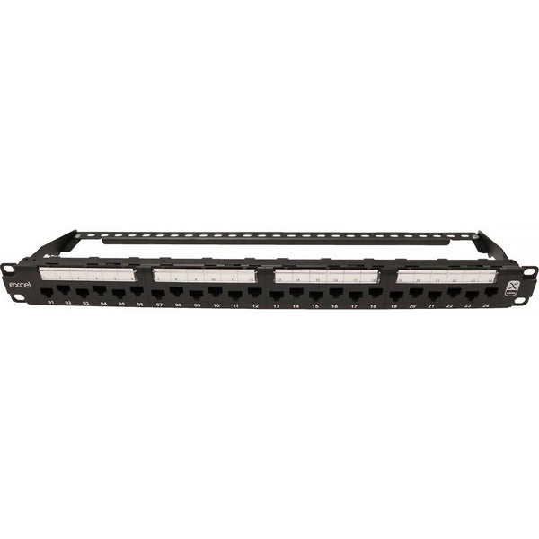 Excel 24 Port Cat6a Unscreened Patch Panel