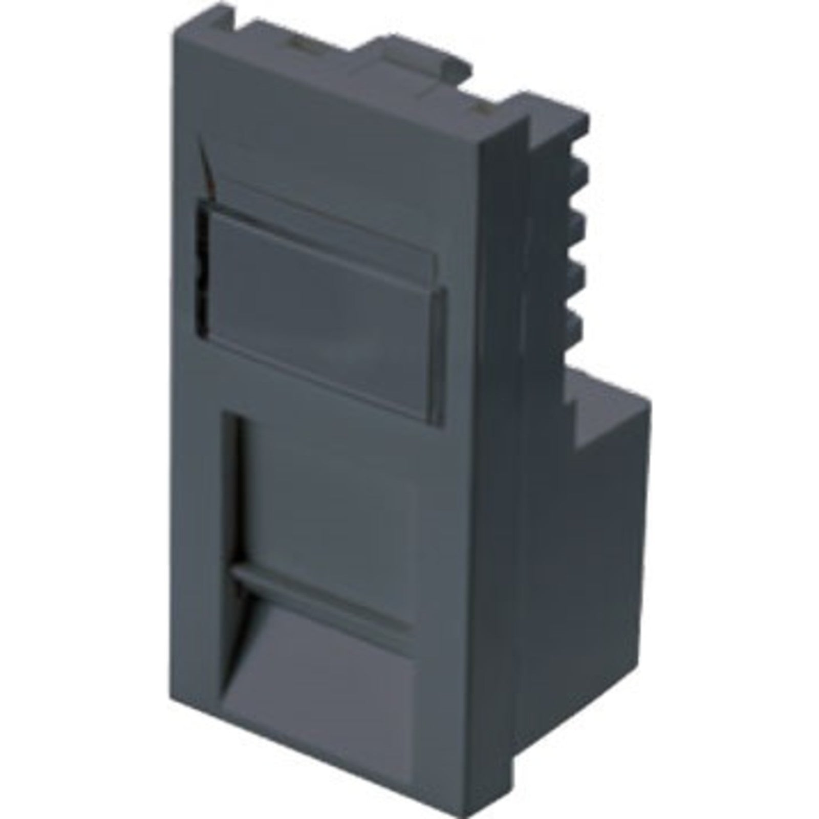 Excel Cat6 UTP RJ45 Low Profile Office Euro Module Grey (100-276-GE)