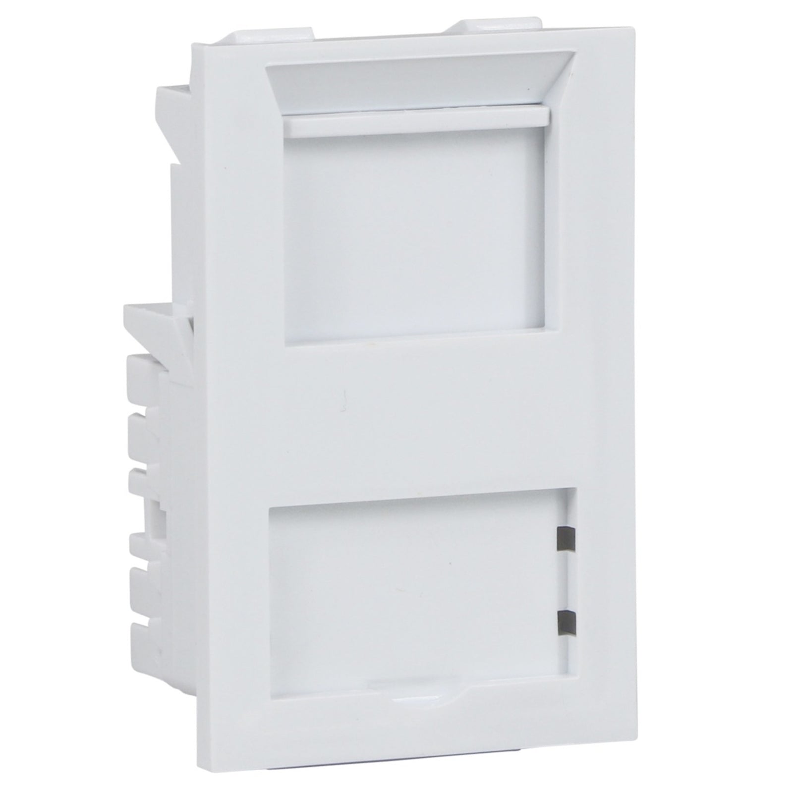 Excel Cat6 UTP RJ45 Low Profile LJ6C Module White (100-297)