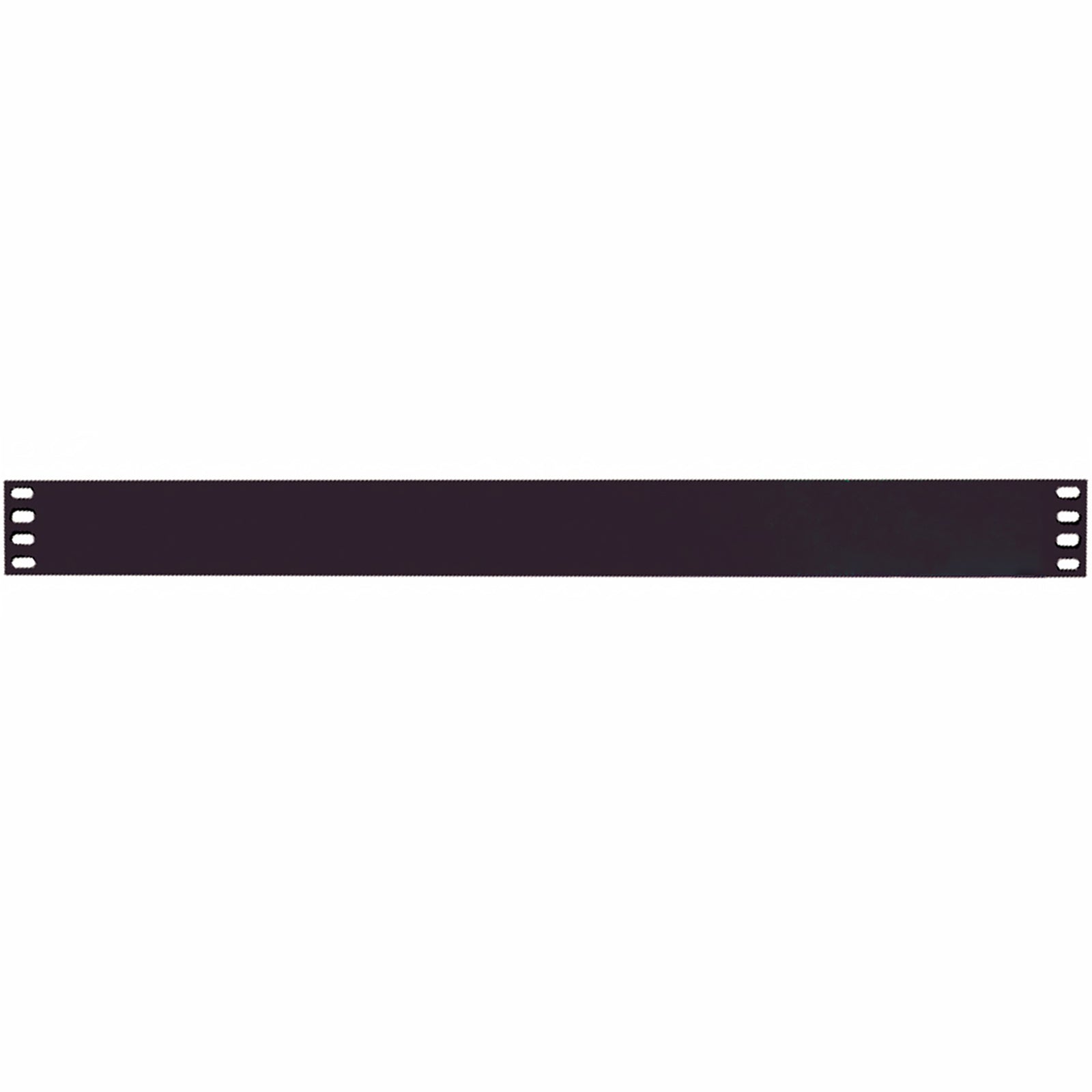 1U Blanking Plate Black
