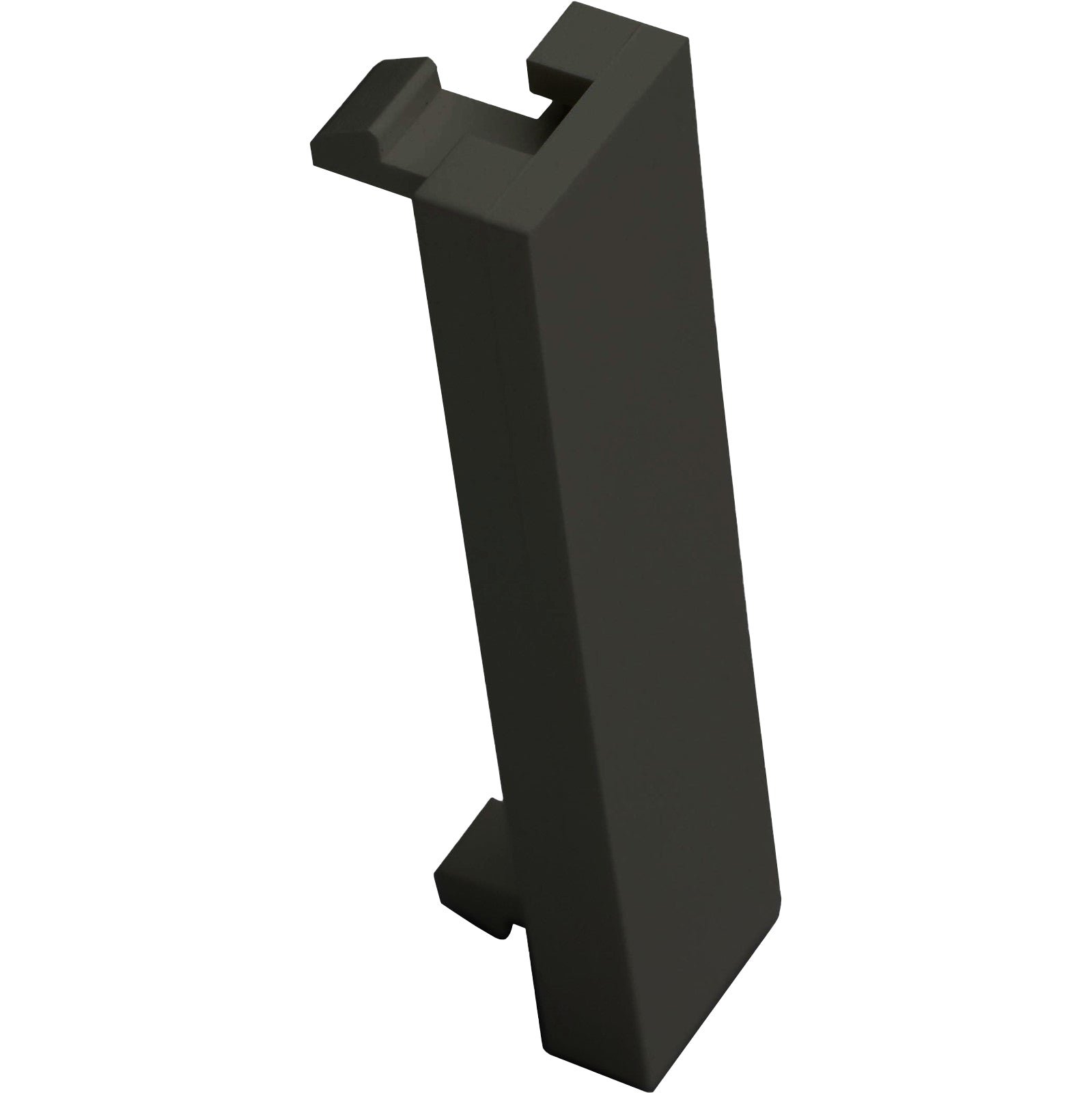 Excel Half Width 12.5mm Blank Plate Black (100-715-BK)