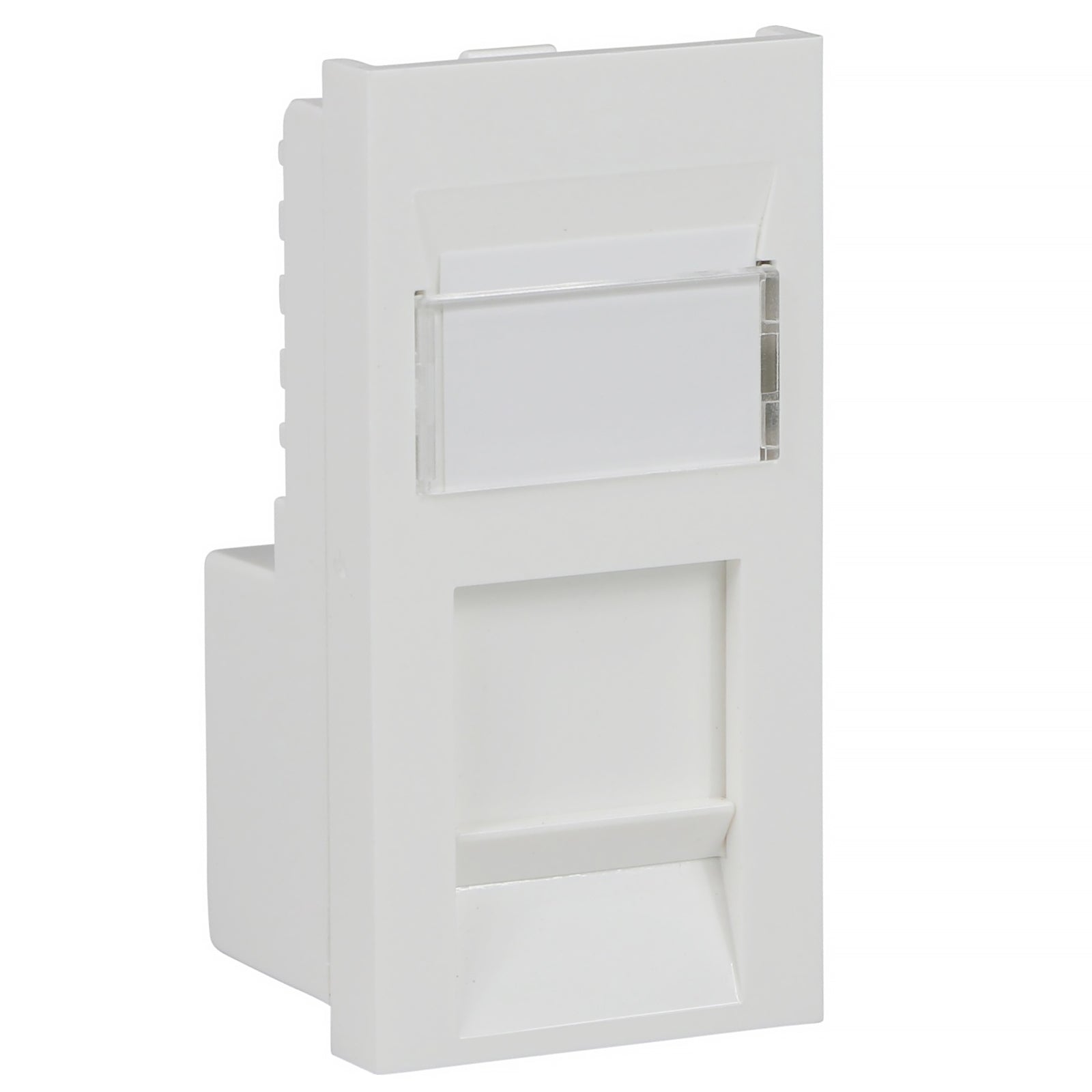 Excel Cat5e (UTP) Unscreened RJ45 Low Profile Euro Module White (100-760)