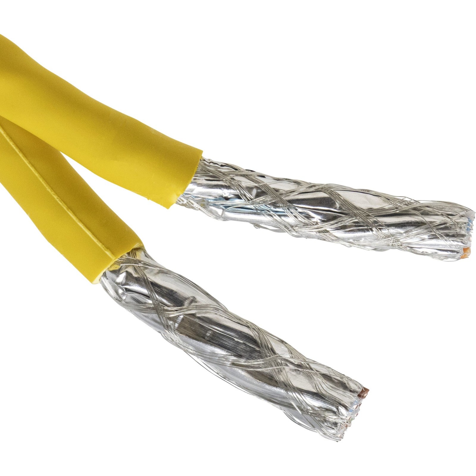 Yellow Excel Dual Cat7a S/FTP LSZH Dca Solid Cable 500m (100-911)