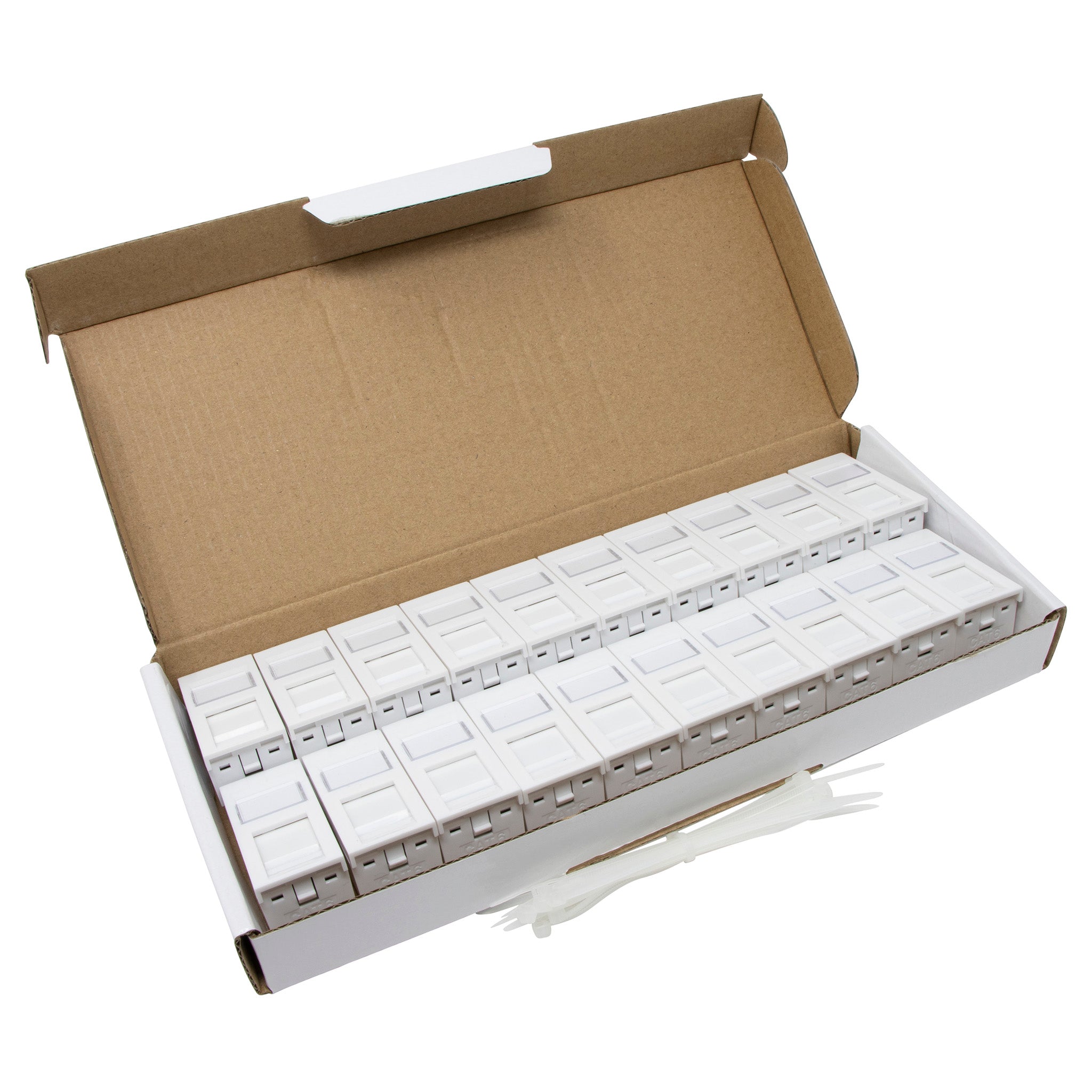 XeLAN Cat6 UTP RJ45 Euro Module (20 Pack)