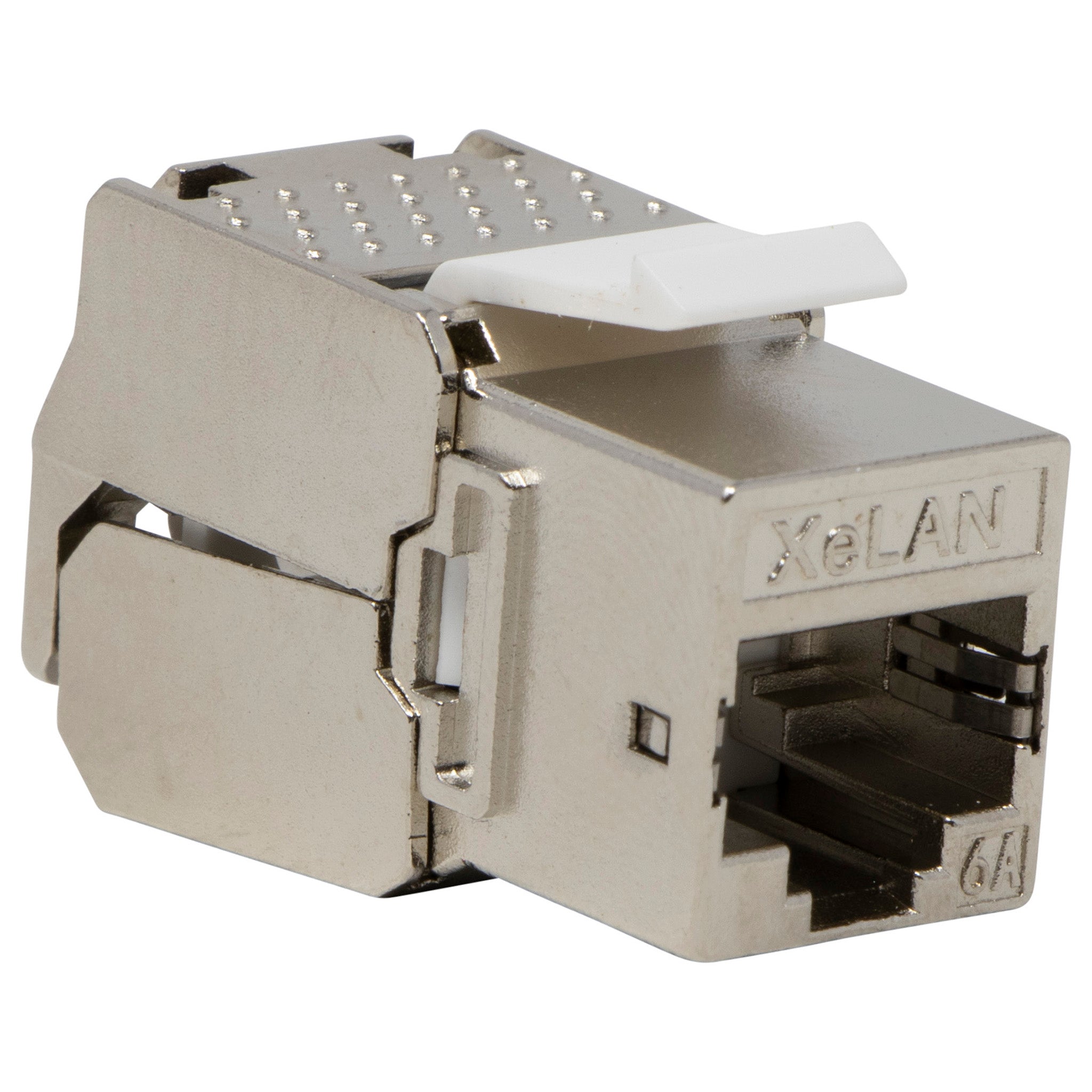 XeLAN Cat6a Tool-Less Keystone Jacks Screened (24 Pack)