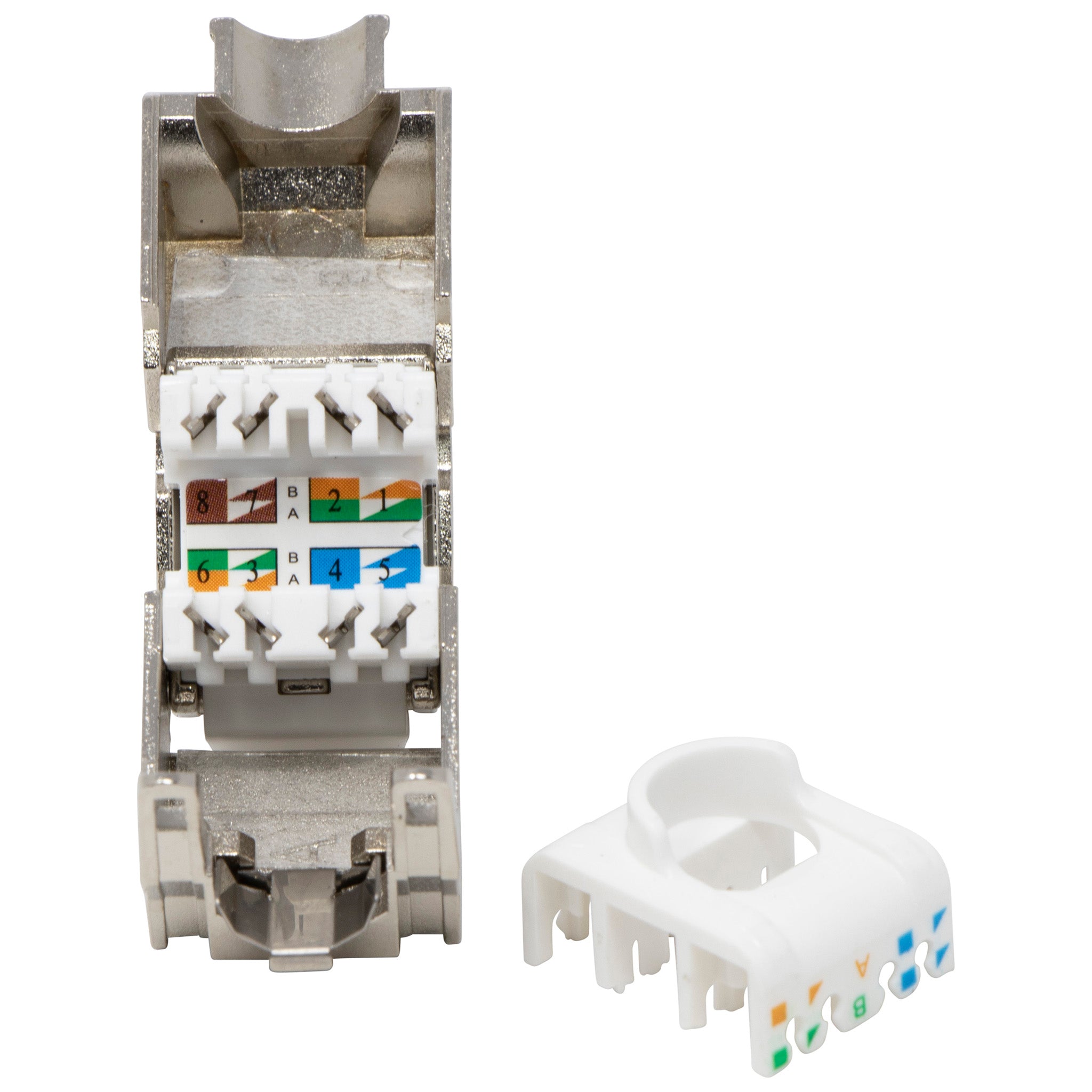 XeLAN Cat6a Tool-Less Keystone Jacks Screened (24 Pack)