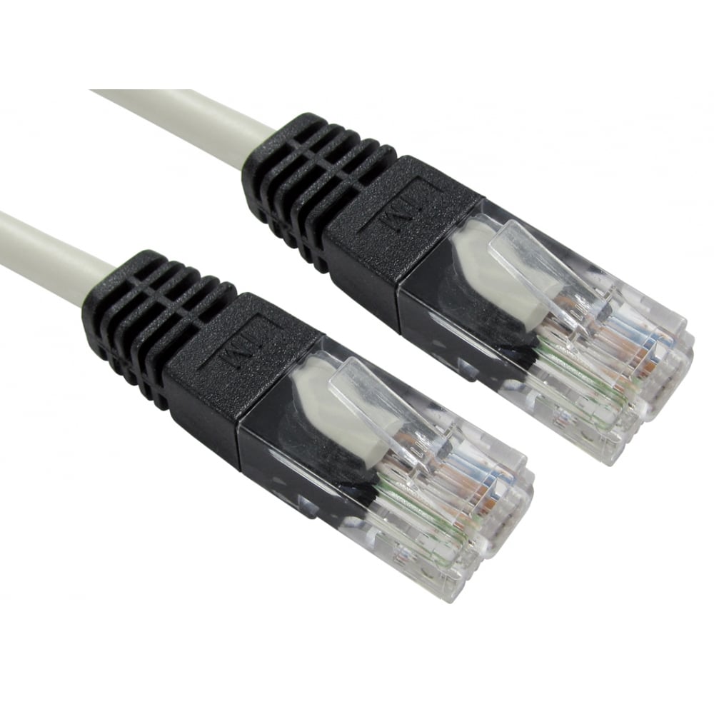 Grey Cat6 Crossover Patch Lead Cable Intelligence
