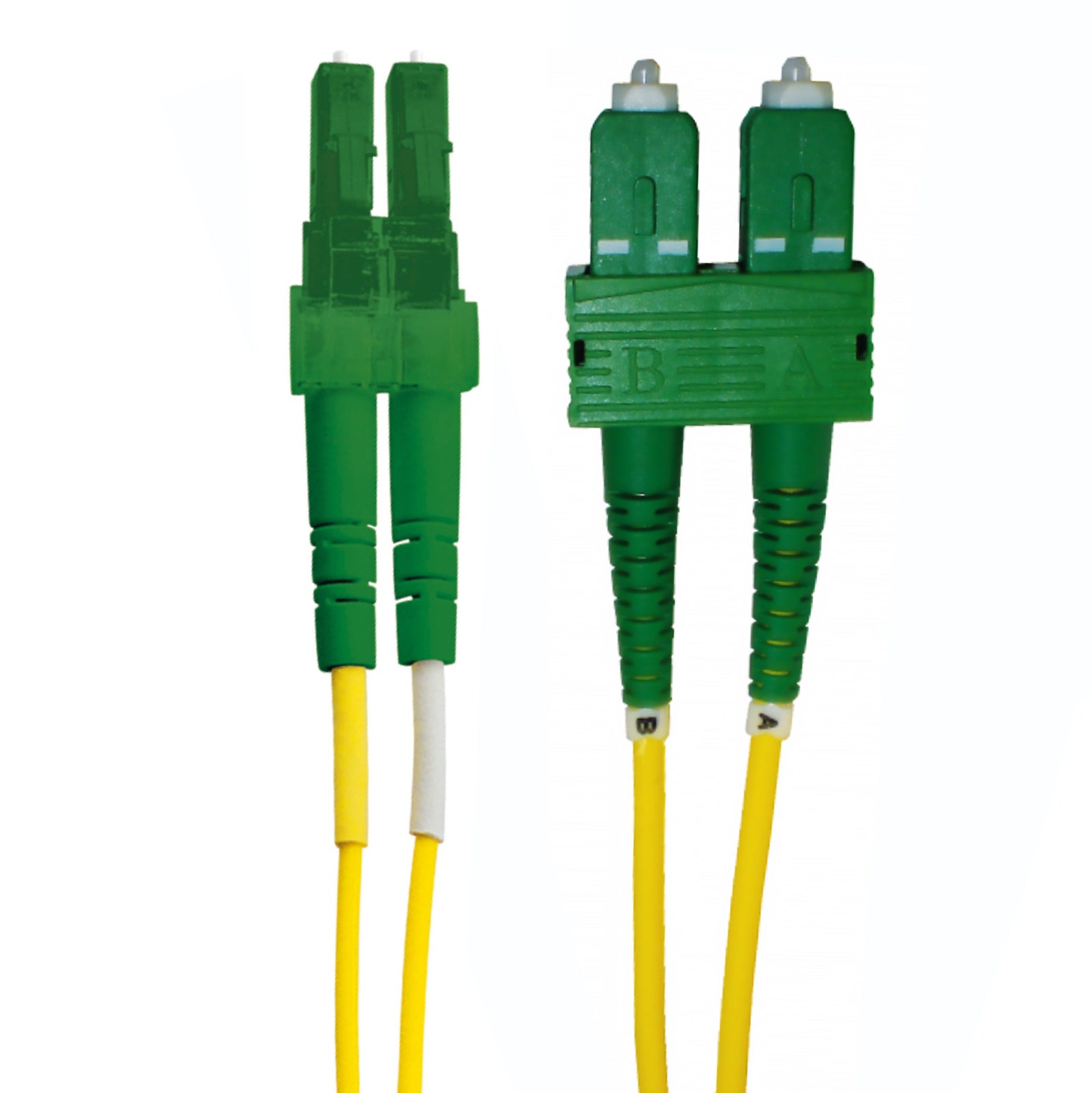 OS2 9/125 Singlemode Duplex LC/APCSC/APC LSZH Fibre Patch Lead