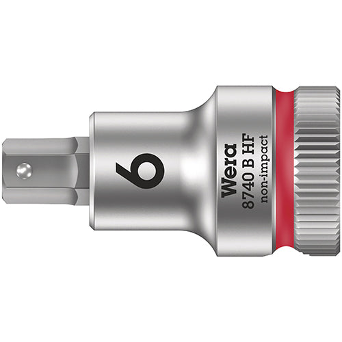 Wera 05003035001 8740 B HF Zyklop In-Hex Bit-Socket 3/8" Drive 6/35mm