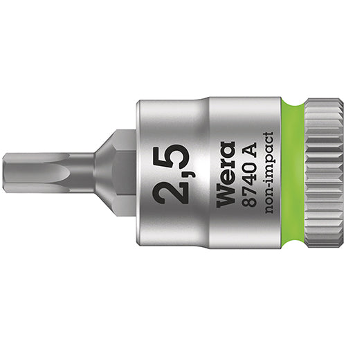 Wera 05003331001 8740 A Bit-Socket 1/4" In-Hex 2.5/28Mm Zyklop