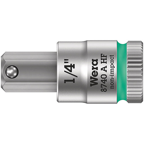 Wera 05003388001 8740 A HF Zyklop In-Hex Bit-Socket 1/4" Drive 1/4"/28mm