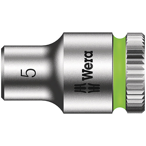 Wera 05003503001 8790HMA Socket 1/4" Drive 5.0/23 Zyklop