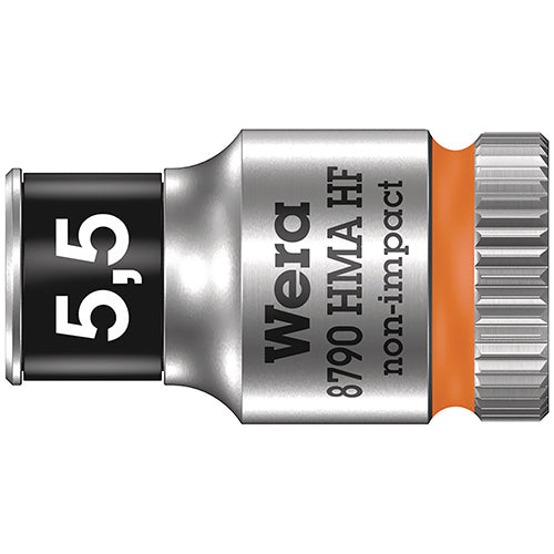 Wera 05003720001 8790 HMA HF Bolt Holding Socket 1/4" Drive 5.5mm Zyklop