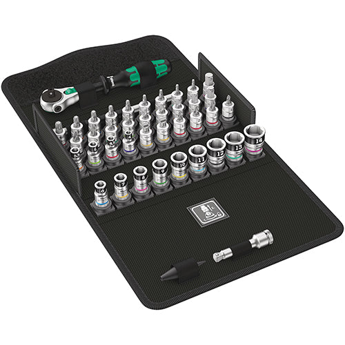 Wera 05003755001 8100 SA All-In Zyklop Speed Ratchet Set 1/4 Drive Metric 42pc