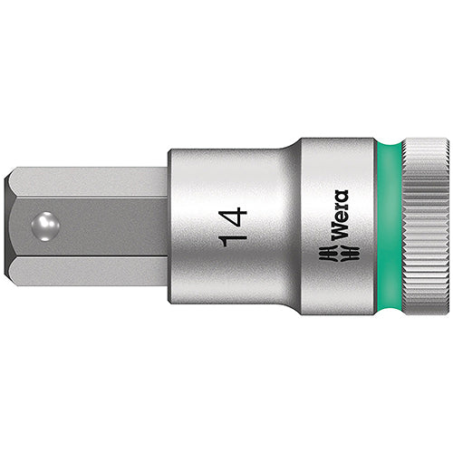 Wera 05003827001 8740C Hold Function Socket 1/2" In-Hex 14/60mm Zyklop