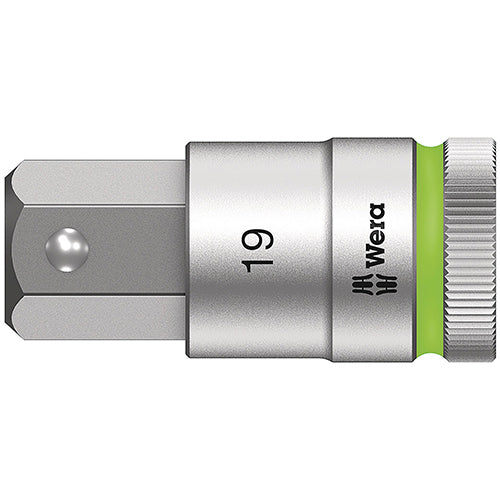 Wera 05003829001 8740C Hold Function Socket 1/2" In-Hex 19/60mm Zyklop