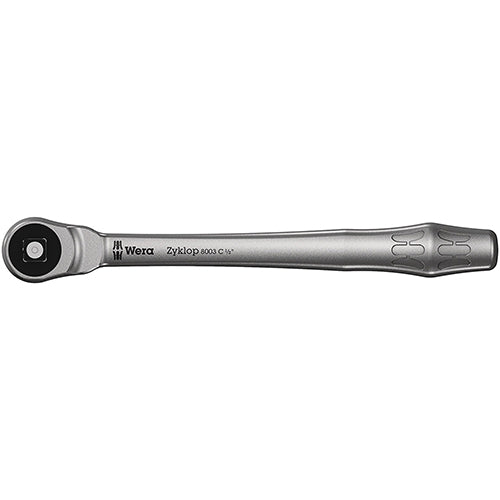 Wera 05004063001 8003C Ratchet Zyklop 1/2 Drive Metal Push