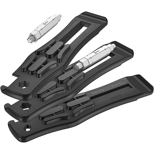 Wera 05004182001 Bicycle Set 15 - Tyre Levers With 4 In 1 Bits 5pc