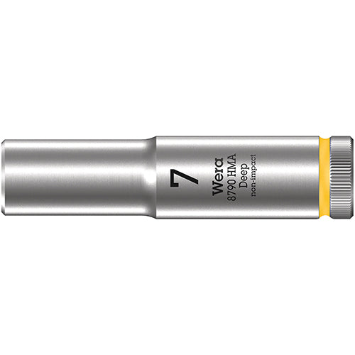 Wera 05004504001 8790 HMA Deep 1/4" Socket, 7x50mm Zyklop