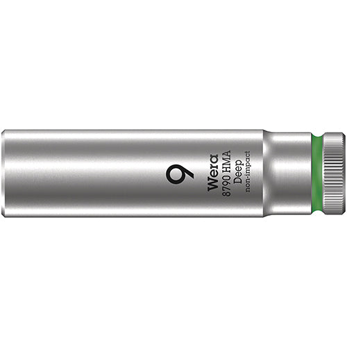 Wera 05004506001 8790 HMA Deep 1/4" Socket, 9x50mm Zyklop
