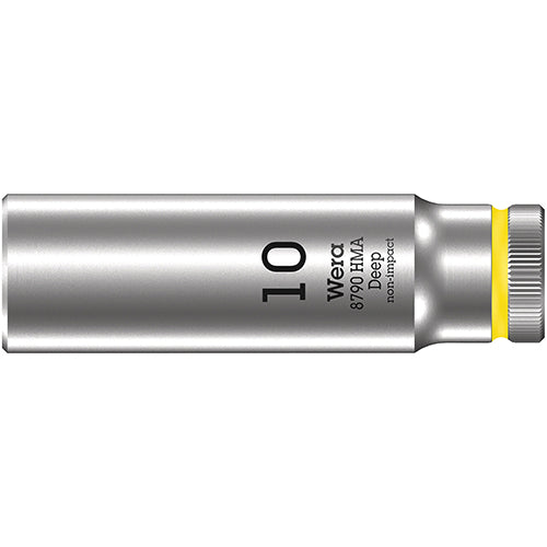 Wera 05004507001 8790 HMA Deep 1/4" Socket, 10x50mm Zyklop