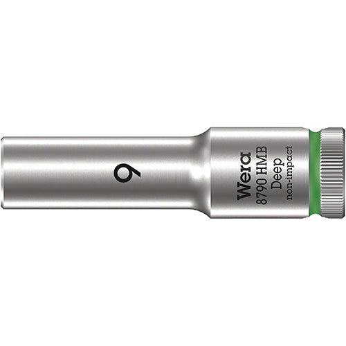 Wera 05004531001 8790 HMB Deep 3/8" Socket, 9x64mm Zyklop