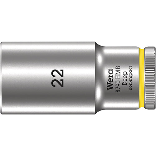 Wera 05004544001 8790 HMB Deep 3/8" Socket, 22x64mm Zyklop