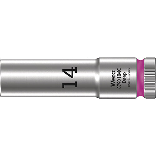 Wera 05004554001 8790 HMC Deep Socket With 1/2" Drive, 14x83mm Zyklop