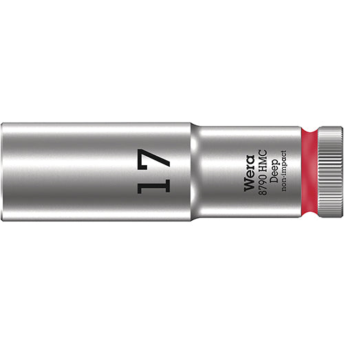 Wera 05004557001 8790 HMC Deep Socket With 1/2" Drive, 17x83mm Zyklop