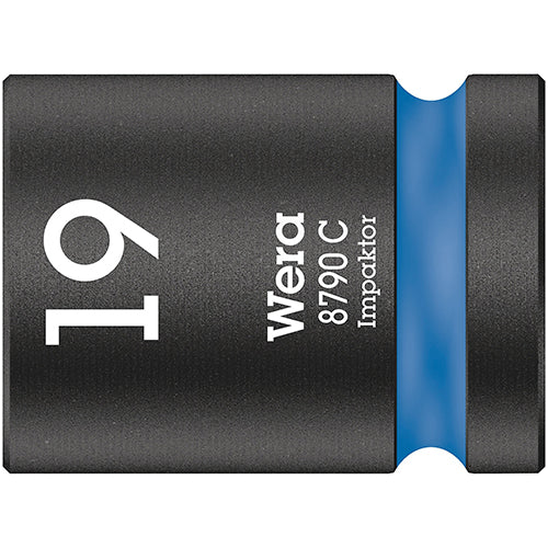 Wera 05004576001 8790 C Impaktor Socket 1/2" Drive, 19x38mm Zyklop