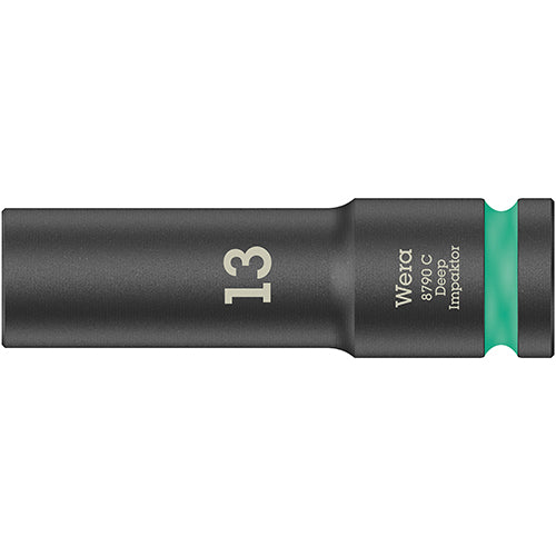 Wera 05004830001 8790 C Impaktor Deep Socket, 1/2" Drive, 13x83mm Zyklop