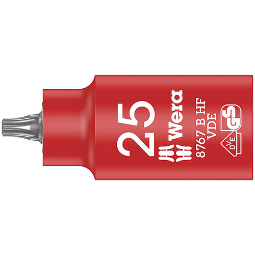 Wera 05004921001 8767 B VDE HF Torx Zyklop Bit Socket 3/8" 25x55mm
