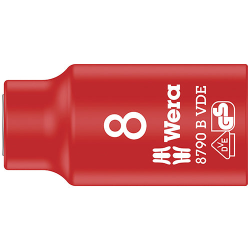 Wera 05004952001 8790 B VDE Socket 3/8" Drive 8.0/46 Zyklop