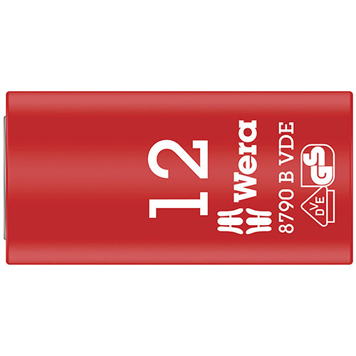 Wera 05004956001 8790 B VDE Socket 3/8" Drive 12.0/46 Zyklop