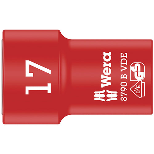 Wera 05004961001 8790 B VDE Socket 3/8" Drive 17.0/46 Zyklop