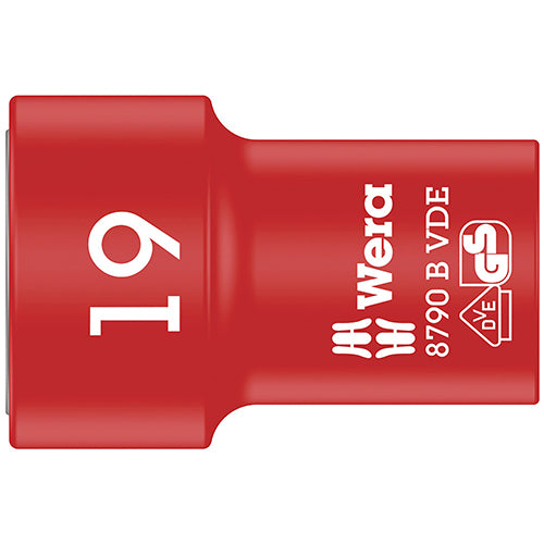 Wera 05004963001 8790 B VDE Socket 3/8" Drive 19.0/46 Zyklop