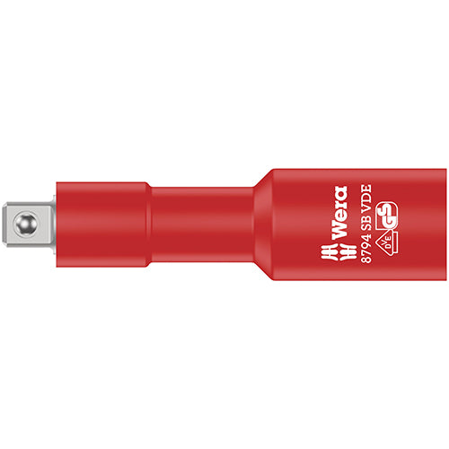 Wera 05004964001 8794 SB VDE Short Extension 3/8" Drive 3/8"/91mm Zyklop