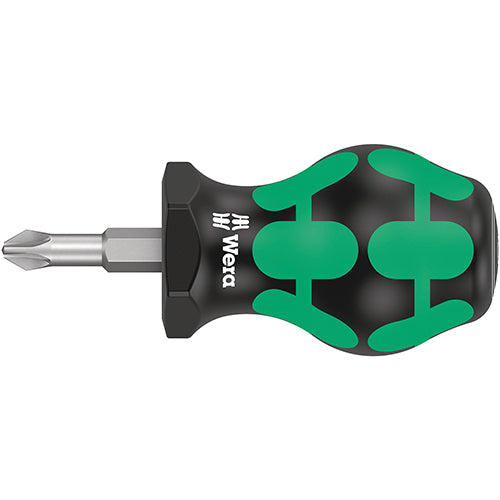 Wera 05008854001 350 Stubby/Carburetor Screwdriver Pozidriv 2x25mm