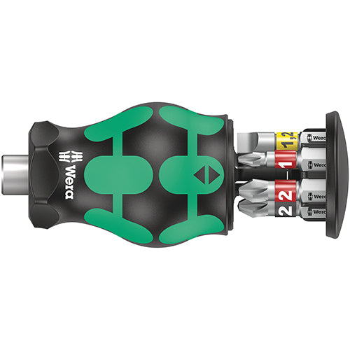 Wera 05008874001 Kraftform Kompakt Stubby Magazine 2 Phillips/Pozidriv/Slotted BTZ 6pc