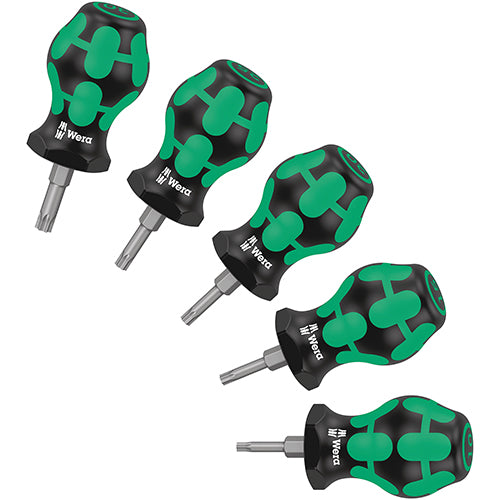 Wera 05008876001 Stubby Set Torx 1 Kraftform Screwdriver Set 5pc