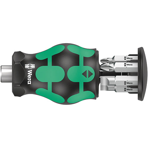 Wera 05008877001 Kraftform Kompakt Stubby Magazine 4 Phillips/Slotted 6pc