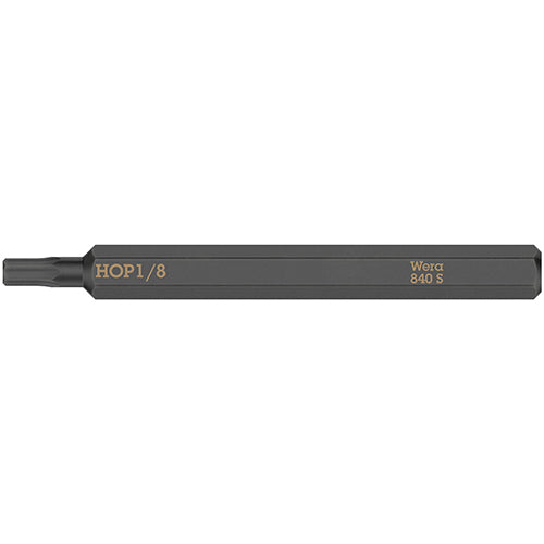 Wera 05018154001 840 S 1/4" Impact Bit Hex-Plus 1/8"x70mm