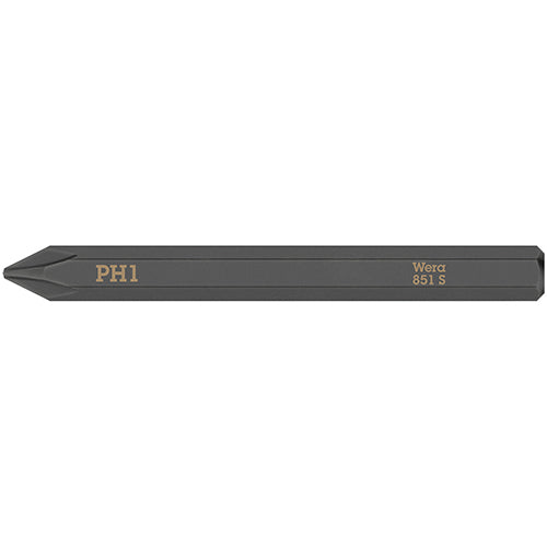 Wera 05018160001 851 S 1/4" Impact Bit Phillips 1x70mm