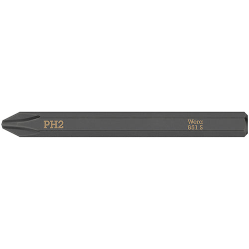 Wera 05018161001 851 S 1/4" Impact Bit Phillips 2x70mm