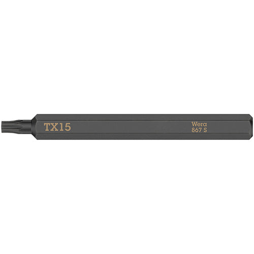 Wera 05018166001 867 S 1/4" Impact Bit Torx 15x70mm