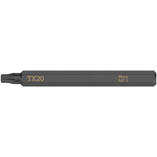 Wera 05018167001 867 S 1/4" Impact Bit Torx 20x70mm