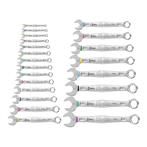 Wera 05020232001 6003 Joker 22 Set 1 Combination Wrench 22pc