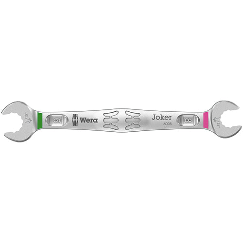 Wera 05020311001 6005 Joker Double Open-End Wrench 8x9mm