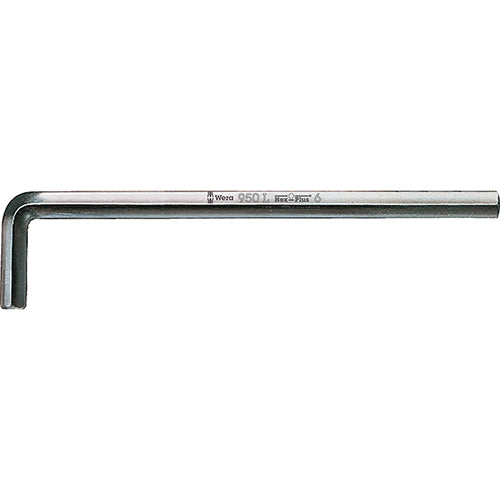 Wera 950L Hex Key 4.0/140 Long Chrome Plated